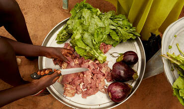 Alimentos en un plato