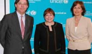 S.M LA REINA SOFÍA RECIBE EN AUDIENCIA A LA DIRECTORA EJECUTIVA DE UNICEF, ANN M. VENEMAN