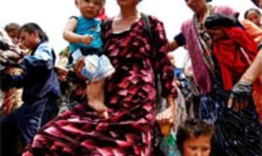 La infancia golpeada por la violencia en Kirguistán