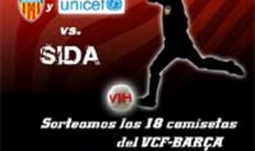 El Valencia y el Barcelona te proponen dar una patada al SIDA