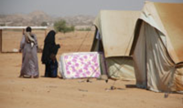 Se abre un nuevo campamento para las comunidades desplazadas en el norte de Yemen