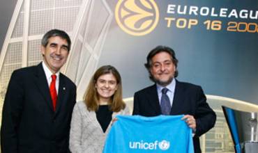 La Euroliga de baloncesto y el Comité Español de UNICEF colaboran contra el SIDA infantil