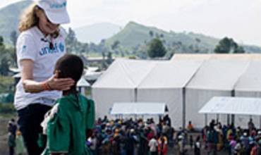 Mia Farrow, testigo de la devastación en Kivu Norte