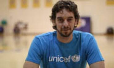 Pau Gasol anima a los niños de Gaza a superar el récord Guinness de baloncesto