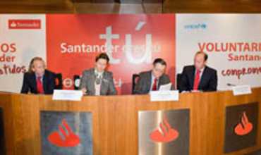 Banco Santander firma un convenio con UNICEF para apoyar la escolarización en Latinoamérica