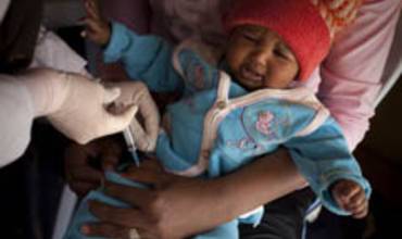 Campaña de vacunación en la frontera entre Túnez y Libia