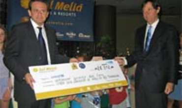 SOL MELIÁ ENTREGA 46.935 EUROS A BENEFICIO DE PROYECTOS EDUCATIVOS DE UNICEF