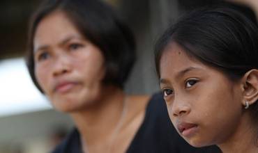 Proteger a los niños afectados por las inundaciones en Filipinas