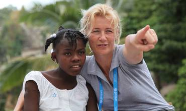 Ana Duato junto a Nouselline Populaire 