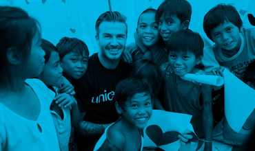 UNICEF y David Beckham presentan '7', un nuevo fondo para los niños en peligro en todo el mundo 