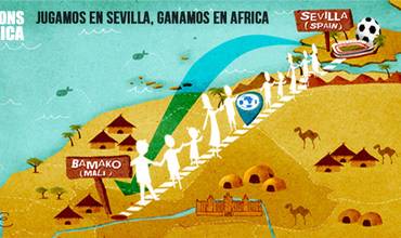 Cadena solidaria Champions for Africa. ¡Únete!