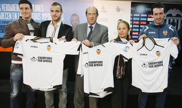 Champions for Africa: el Valencia CF apoya el partido solidario con una camiseta especial
