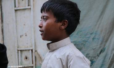 Para este niño la educación es la solución al conflicto en Yemen