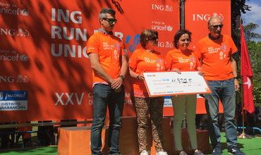 La carrera solidaria ING RUN FOR UNICEF consigue 11.870 euros para el programa 'Power for Youth'