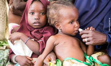 La hambruna amenaza la vida de 1,4 millones de niños en 4 países