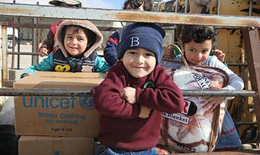 Invierno en Líbano: distribuimos ayuda para 40.000 niños