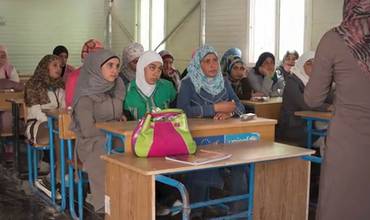 Una niña siria refugiada dice no al matrimonio infantil