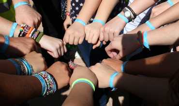 Crisis de Siria: carrera solidaria de un millar de estudiantes de Fuenlabrada (Madrid)