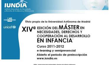 Máster en Necesidades, Derechos de la Infancia y Adolescencia