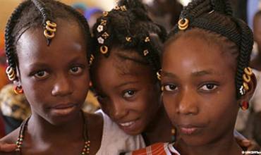 Adolescentes de Mauritania
