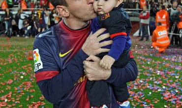 Leo y Thiago Messi celebran la vida