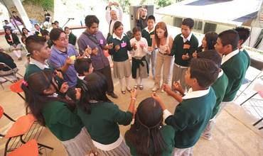El Grupo Santander viajó a Oaxaca con UNICEF