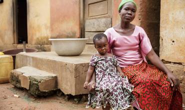 Christine Koné y su hija Ruth