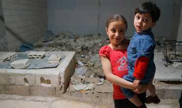 Siria: UNICEF distribuye suministros de emergencia a mujeres y niños en Aleppo y Homs