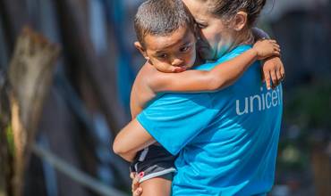 UNICEF siempre ha estado al lado de los niños durante las crisis y las enfermedades