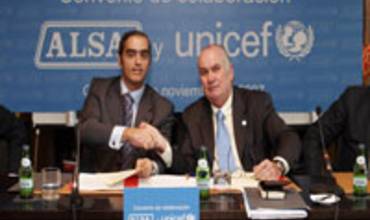 ALSA y UNICEF suscriben un convenio de colaboración