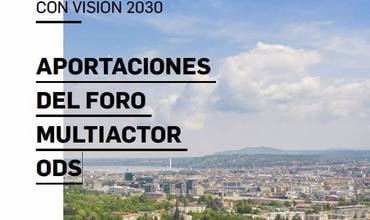 Portada Foro Multiactor sobre la Agenda 2030