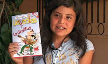 Una joven activista y editora sirve de ejemplo a los niños que viven con VIH