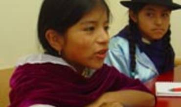 NIÑOS, NIÑAS Y ADOLESCENTES INDÍGENAS EXIGEN EN MADRID EL CUMPLIMIENTO DE SUS DERECHOS