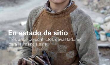 Bajo estado de sitio- el impacto devastador para los niños que han vivido tres años de conflicto en Siria