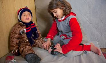 Los niños sirios en riesgo ante la llegada del invierno