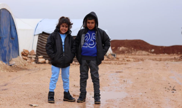 Siria: proporcionamos material de abrigo para los niños que más lo necesitan
