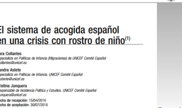 El sistema de acogida español en una crisis con rostro de niño