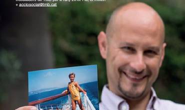 Cartel de la campaña 'Muévete por los derechos de la infancia' de Transportes Me