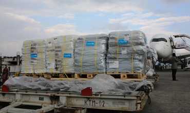 Terremoto Nepal, llegada de suministros