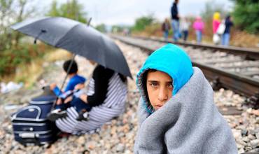 Crisis de refugiados: el invierno, una amenaza para miles de niños