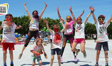 Unicaja Color Road a favor de UNICEF en Málaga