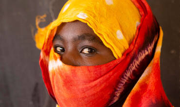 Retrato de una niña africana