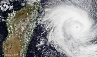 Imagen satélite del ciclón