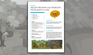 Protejamos la paz: actividad para celebrar el Día de la paz y la no violencia