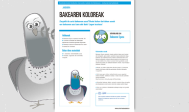 Bakearen koloreak - Haur hezkuntza jarduera