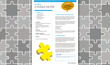 O puzzle da paz - Actividade Educación Infantil