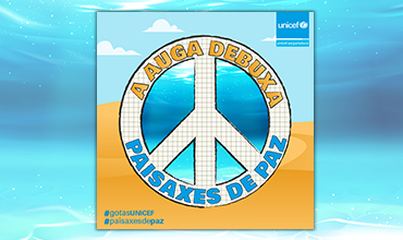 A auga debuxa paisaxes de paz