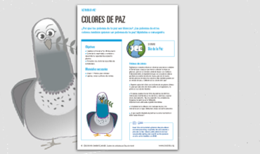 Colores de paz- Actividad para Educación Infantil