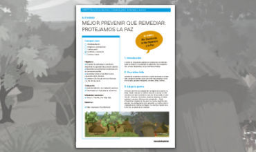Mejor prevenir que remediar: Protejamos la paz
