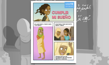 Cómic: Cumplir mi sueño (derecho a la educación)